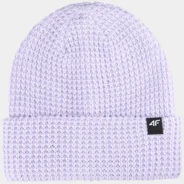 czapka-4f-damska-zimowa-beanie-czarna-fioletowa-ciepla-stylowa-one-size