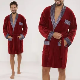 szlafrok-meski-de-lafense-welurowy-do-kolan-elegancki-stylowy-bordowy-4xl