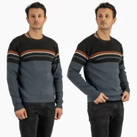 sweter-meski-klasyczny-elegancki-wygodny-okragly-dekolt-czarny-w-paski-m