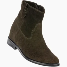 botki-damskie-skorzane-buty-zimowe-plaski-obcas-wygodne-ciemny-zielony-36