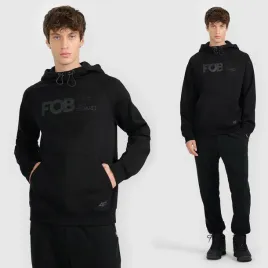 bluza-meska-4f-z-kapturem-dresowa-bawelna-nierozpinana-nadruk-czarna-xxl