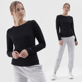 koszulka-damska-4f-czarna-longsleeve-slim-fit-gladka-stylowa-wygodna-m