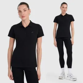 koszulka-polo-damska-4f-slim-z-kolnierzem-klasyczna-bawelna-modna-czarna-m