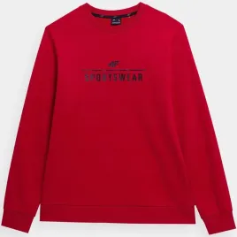 bluza-meska-4f-nierozpinana-klasyczna-z-nadrukiem-sportowa-czerwona-s