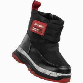 sniegowce-dzieciece-ekoskora-ocieplane-na-zime-buty-na-zamek-czarne-30