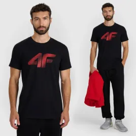 koszulka-meska-4f-t-shirt-z-nadrukiem-regular-bawelna-logo-casual-czarny-l