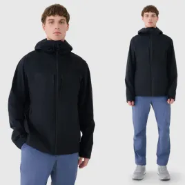 kurtka-meska-4f-trekkingowa-z-kapturem-sportowa-lekka-wiatrowka-czarna-xxl