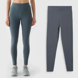 legginsy-damskie-4f-spodnie-dzianinowe-z-wysokim-stanem-wygodne-szare-xl
