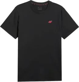 koszulka-meska-4f-t-shirt-basic-regular-bawelna-sportowa-casual-czarny-m