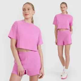 t-shirt-damski-4f-crop-top-koszulka-z-waflowej-dzianiny-modna-rozowa-l
