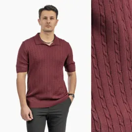 koszulka-meska-polo-z-kolnierzykiem-dzianinowa-elegancka-bordowa-xl