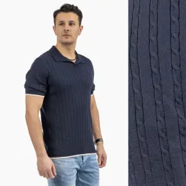 koszulka-meska-polo-z-kolnierzykiem-dzianinowa-elegancka-granatowa-l