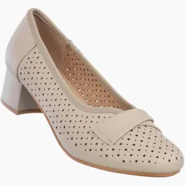 czolenka-damskie-ekoskora-buty-na-slupku-azurowe-wygodne-kremowe-36