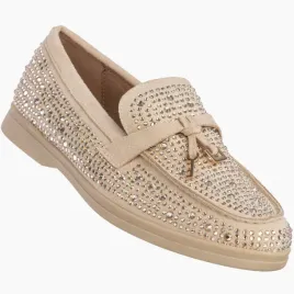 mokasyny-damskie-wsuwane-buty-baleriny-eleganckie-blyszczace-bezowe-39