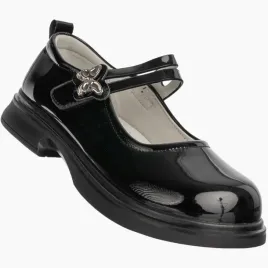 polbuty-dziewczece-na-rzepy-buty-eleganckie-skorzana-wkladka-czarne-36