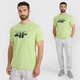 koszulka-meska-4f-t-shirt-z-nadrukiem-regular-bawelna-sportowy-zielony-l