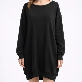 sukienka-damska-dresowa-bluza-oversize-tunika-casual-czarna-edan-s