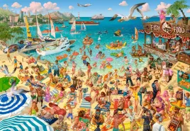puzzle-castorland-1000-elementow-puzzle-1000-el-zabawa-nad-morzem