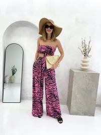komplet-damski-summer-millagro-rozowa-zebra