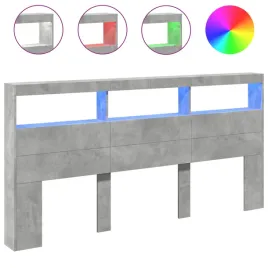 zaglowek-z-polkami-i-led-szarosc-betonu-200x17x102-cm