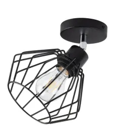 lampa-spot-sufitowa-kinkiet-oprawa-czarna-loft-z-kloszem-drucianym-diament
