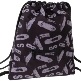 czarny-worek-na-buty-na-ramie-starpak-worek-szkolny-dla-dzieci-deska-skejt