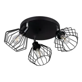 lampa-spot-sufitowa-okragla-oprawa-czarna-loft-z-kloszem-drucianym-diament