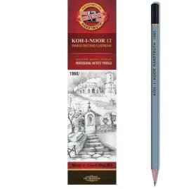 koh-i-noor-olowek-b2-drewniany-zestaw-12-sztuk-olowki-do-szkicowania-szare