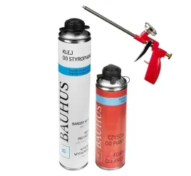 pistolet-piano-klej-do-styropianu-czyscik-do-piany-xps-eps-bauhus-zestaw