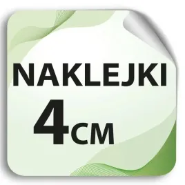 Zdjęcie produktu NAKLEJKI, ETYKIETY Z Własnym Logo 4cm 100 szt