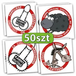 naklejki-karne-za-parkowanie-smieszne-50-sztuk