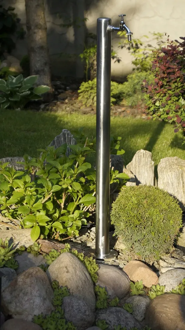kran-ogrodowy-hydrant-100-cm-inox-slupek-stan-nowy