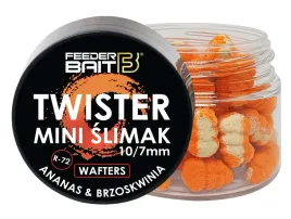 feeder-bait-przyneta-mini-slimak-wafters-10-7mm-brzoskwinia-ananas