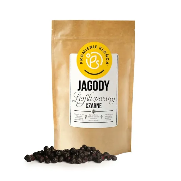 Czarne jagody leśnie LIOFILIZOWANE 30G