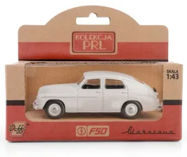 zabawki-samochodziki-autka-pojazdy-resorak-samochod-prl-warszawa-m20-bialy