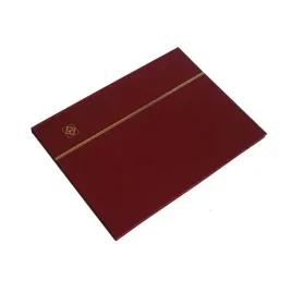 klaser-na-znaczki-leuchtturm-16-stron-czerwony-biale-karty