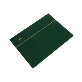 klaser-na-znaczki-leuchtturm-16-stron-zielony-czarne-karty