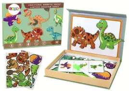 edukacyjny-zestaw-puzzli-magnetycznych-z-motywem-dinozaurow
