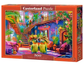 puzzle-klasyczne-do-ukladania-papugi-w-raju-dla-dzieci-gra-cwiczy-pamiec