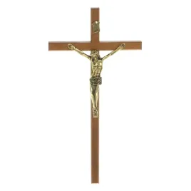 krzyz-wiszacy-drewniany-brazowy-ze-zlotym-wizerunkiem-215-cm