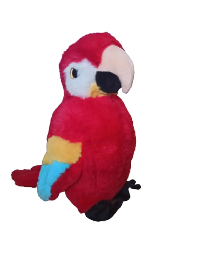 przytulanka-dla-niemowlat-czerwona-papuga-do-przytulania-maskotka-pluszak