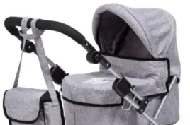 wozek-dla-lalek-gleboki-bayer-design-szary-z-torebka-3-lata