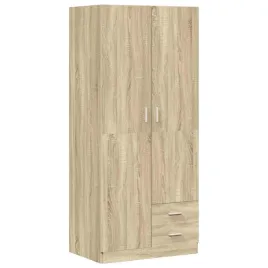 kompaktowa-szafa-dab-sonoma-80-x-52-x-180-cm-z-2-szufladami-i-drazkiem