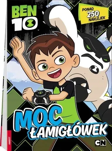 KSIĄŻKA MOC ŁAMIGŁÓWEK 48 STRON BENTEN BEN 10