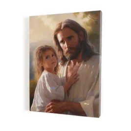 jezus-z-dziewczynka-obraz-na-plotnie-format-30x40-cm