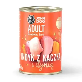 john-dog-indyk-z-kaczka-i-dynia-adult-400g-mokra