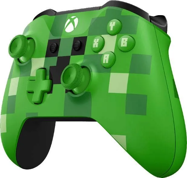 pad-bezprzewodowy-microsoft-x-one-s-minecraft-creeper-kolor-zielony