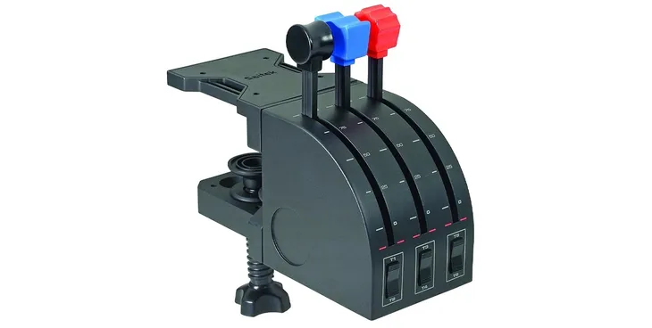 joystick-logitech-pro-flight-yoke-system-wolant-przepustnica-lacznosc-przewodowa