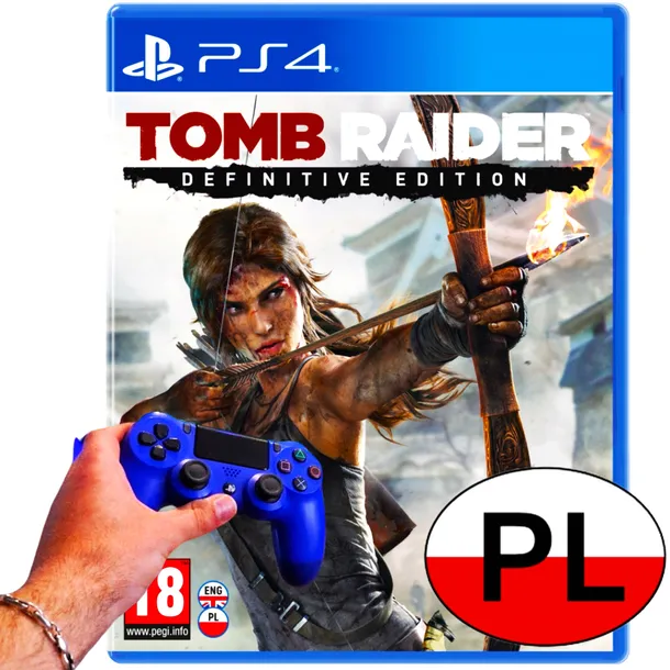 TOMB RAIDER Definitive Edition NA PS4 | POLSKI DUBBING | PŁYTA | NA KONSOLĘ