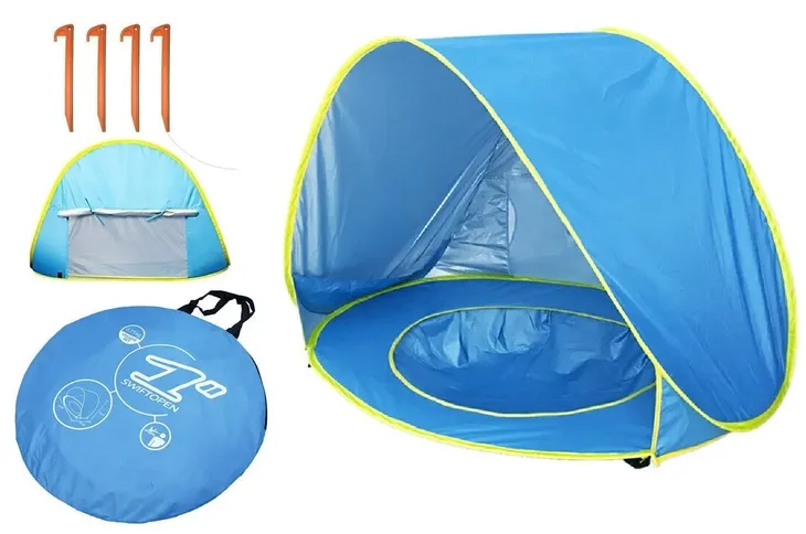 Namiot Plażowy Basen Parawan z Brodzikiem 120cm - Idealny dla dzieci